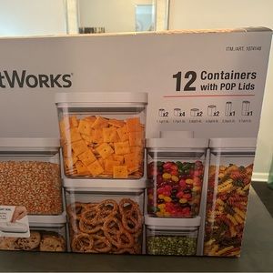 12 Pc OXO POP Top Containers (NEW)